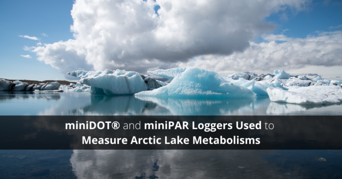 miniDOT and miniPAR Loggers used to measure arctic lake metabolisms in Greenland