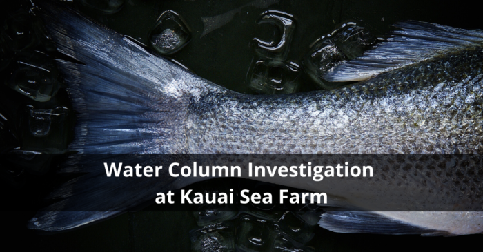 precision measurement engineering water column investigation at kauai sea farm