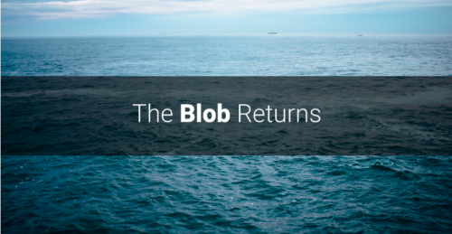 the blob returns blog graphic
